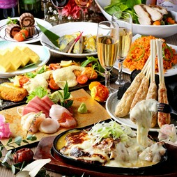 お得な飲み放題付きコース2980円から多彩にご用意しております。