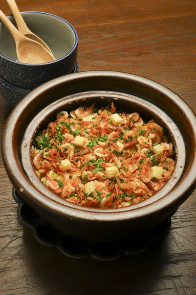 桜海老と筍の炊き込みご飯