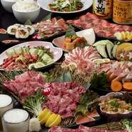 昼のみ歓迎！牛さくらではランチタイムで夜メニューの提供も可能です！もちろん、生ビールやハイボールなど各種ドリンクもOK！飲み放題やコース料理もご案内できますのでお問い合わせくださいませ！！