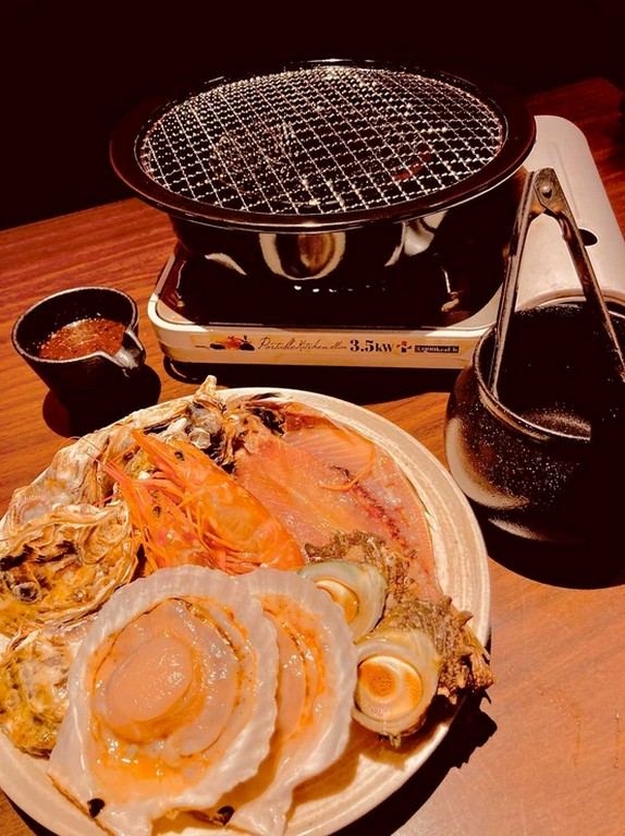 魚番の浜焼き