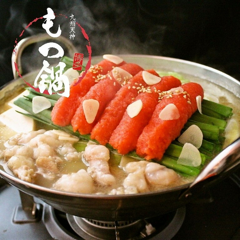 期間限定食べ放題の明太もつ鍋！