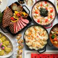 モーニング・ランチ・ディナー、雰囲気がそれぞれ異なるグランドエールでお食事を。