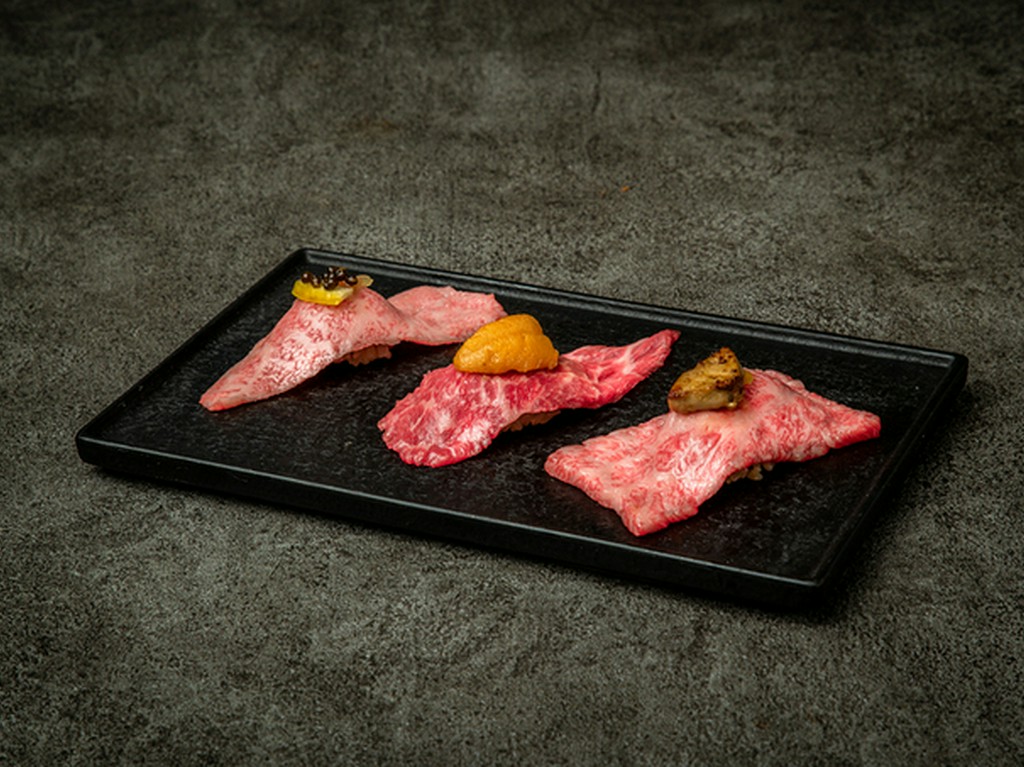 きわみ肉寿司3種　