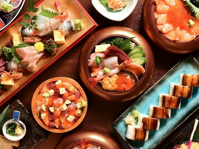 海鮮丼を始め、極上の海の幸をお楽しみ頂けます