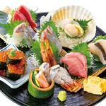 〈絢燗〉お造り五種盛り(1人前)