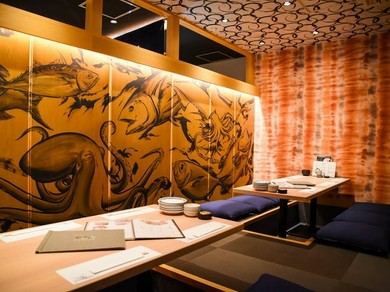 34名様まで収容可能な掘りごたつ席