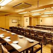 72名様まで収容可能な大宴会場