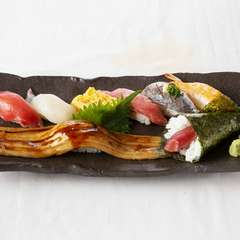 一本穴子と特撰にぎり寿司