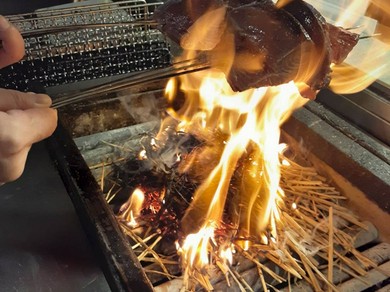 鰹の藁焼き仕込み