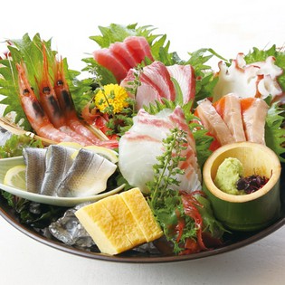 豪快盛り お造り5種