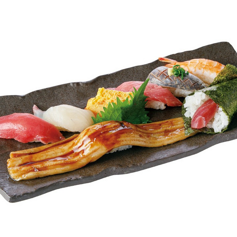 一本穴子と特選にぎり寿司