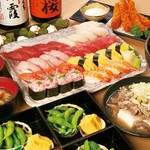 お手軽にぎり寿司が楽しめる人気のコース！