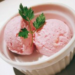 季節にあったシャーベットを提供します。