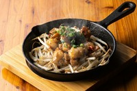 特性のたれで炒めました