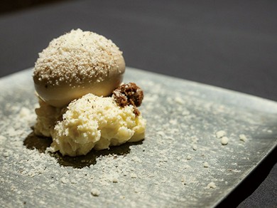 いぶりがっこのポテトさらだ