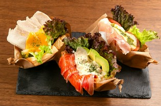 こんがり焼いたパンが香ばしい『トーストサンド』