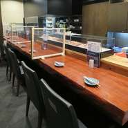 お1人様も大歓迎！カウンターならではの楽しみ方も