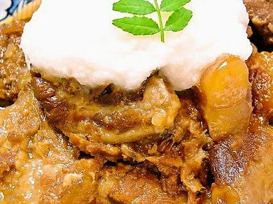 くうわ特製豚チャーシュー/豚なんこつトロトロ煮~トロロがけ~
