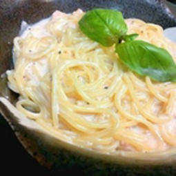 〆にぴったり。リピート率の高い『明太子クリームスパゲティ』