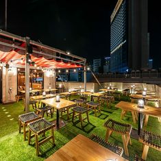 夜景餐厅 x Meat Bar 三宫 Terrace 三宫