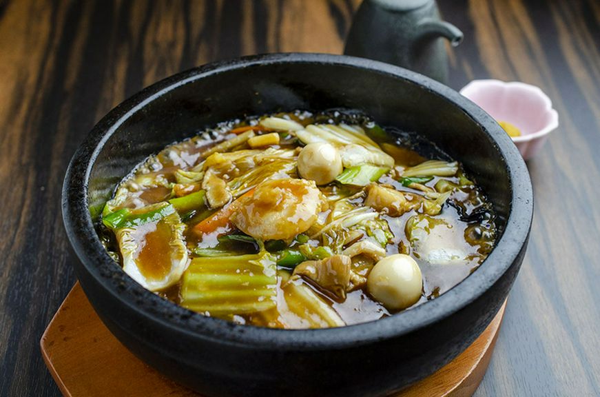 石焼五目あんかけ焼きそば