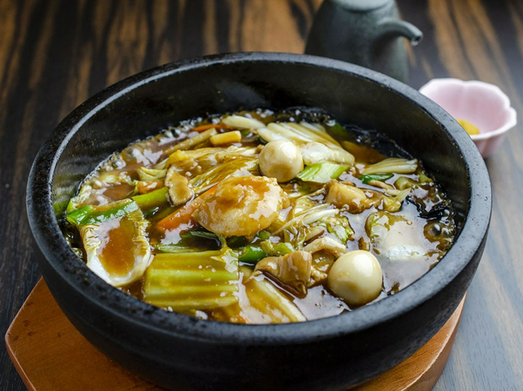 石焼五目あんかけ焼きそば