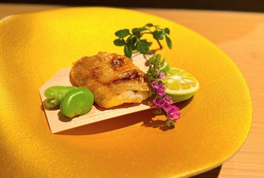 のど黒の塩焼き