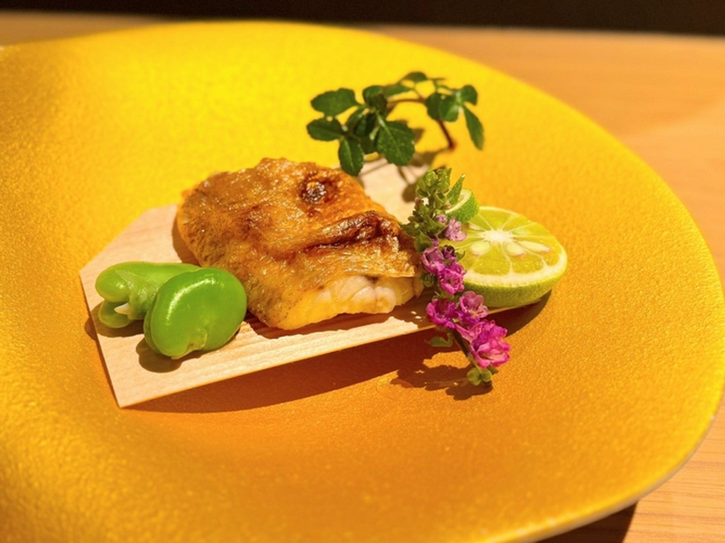 のど黒の塩焼き