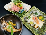 メイン・土鍋を選べるお得なコースをお試しください！
飲み放題＋3500円でご案内出来ます。