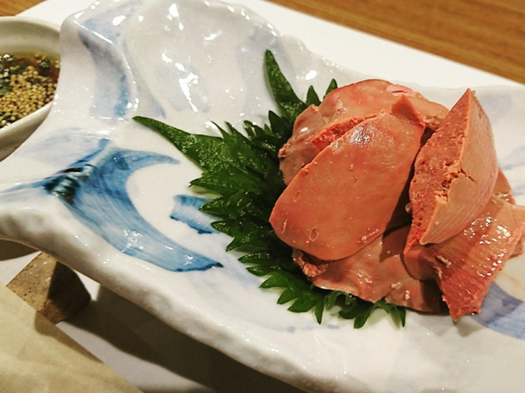 宮城県産    森林鶏白レバー刺風(低温調理)