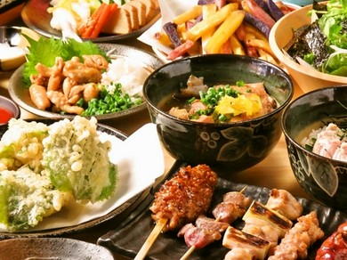 各種御宴会にオススメ！当店名物を取り揃えた2H飲放付き［かいかぶりコース］税込4000円！！