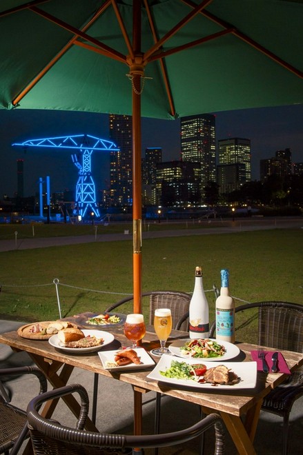 テラス席がある