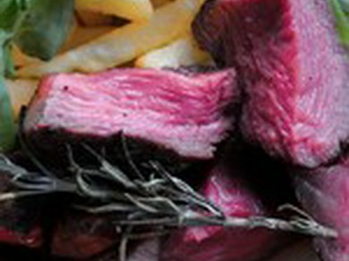 黒毛和牛 門崎熟成肉のステーキ