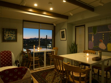 大切な人達と中村橋の景色を眺めながらの食事