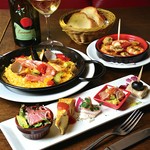 【選べる楽しさ満載！本格スペイン料理を堪能できるカスエラコース】