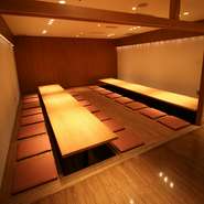 16名から最大36名様までの宴会空間