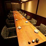 16名様迄のテーブル個室