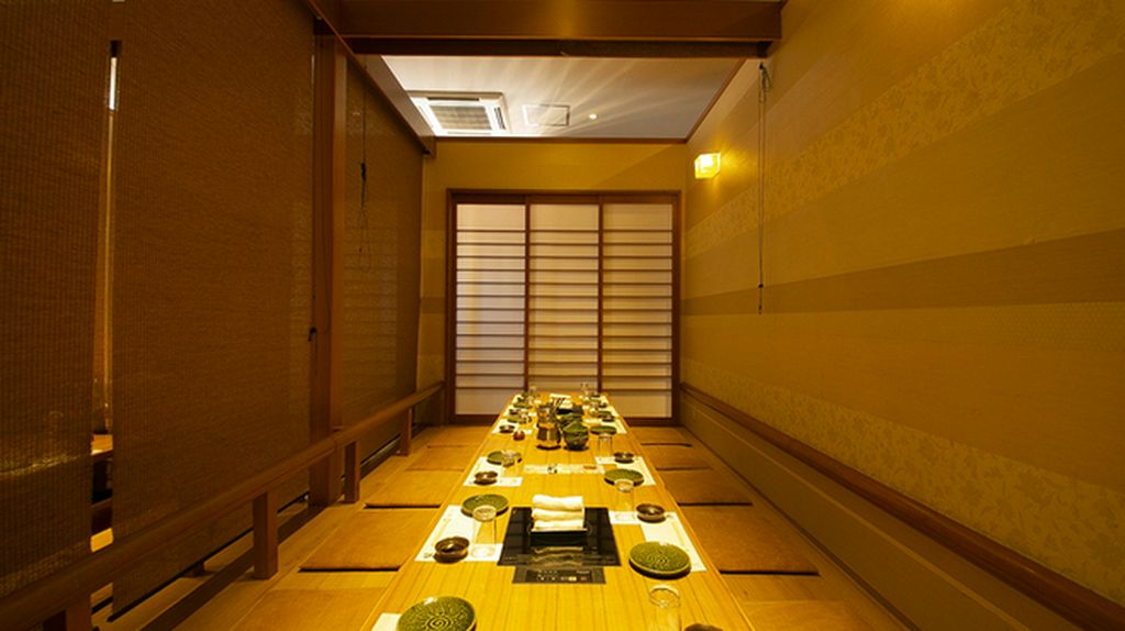 10名様までの掘りごたつ席の個室