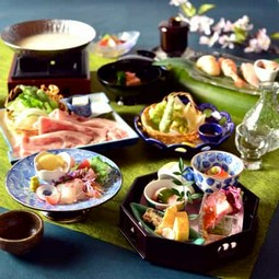 【座敷確約/ディナー限定】春の味覚をふんだんに使用した季節の会席。