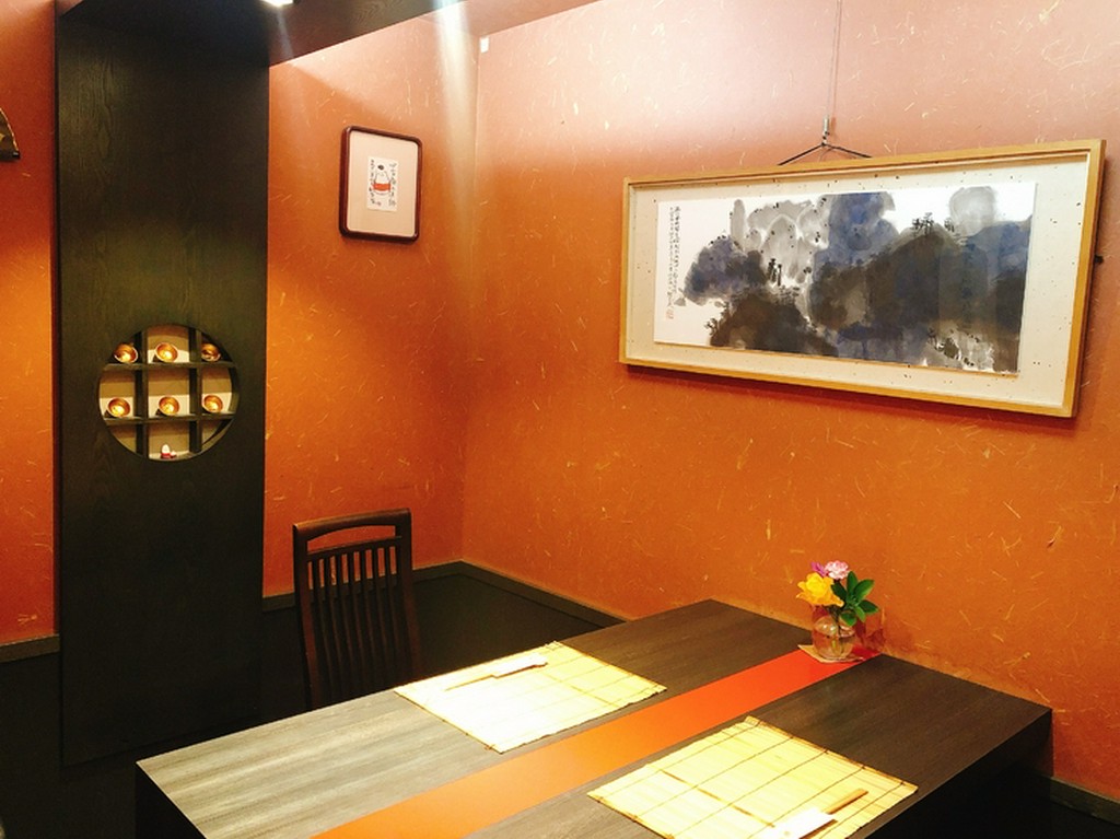 1日5組限定。完全個室での特別なもてなし