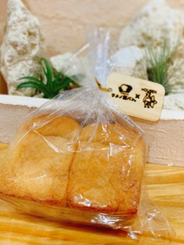 コースのお客様にはウメノ製食パンをプレゼント