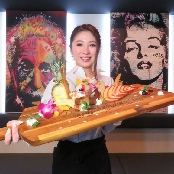 映えのフルーツ盛りデザートプレート