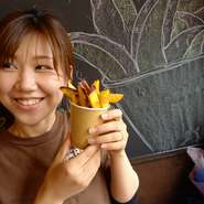 ティータイムはサツマイモカフェとして