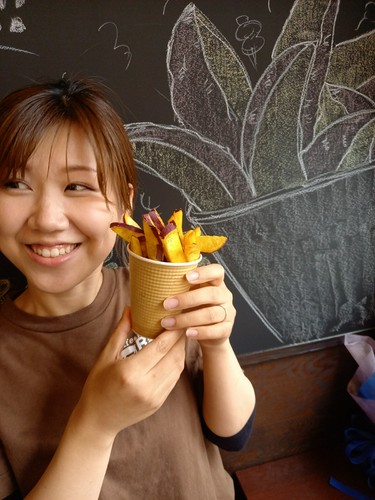 ティータイムはサツマイモカフェとして