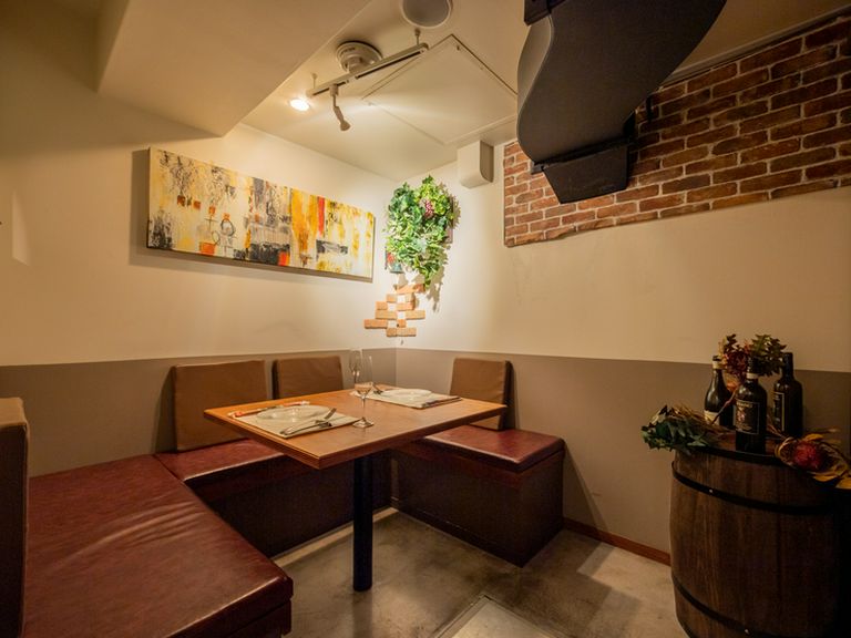 個室完備のプライベートな空間で、日常を忘れて憩いのひととき