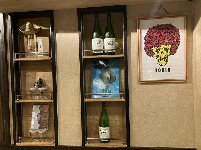 店内の壁