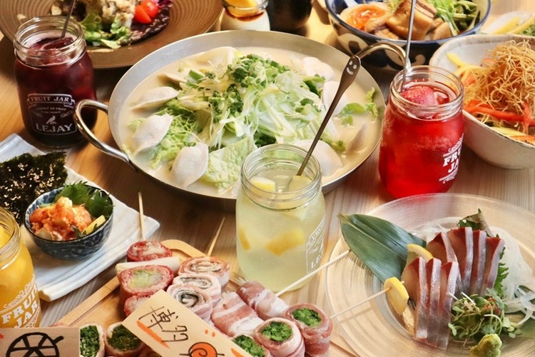 炭火野菜巻き串と餃子 博多うずまき 長崎思案橋店 長崎市/居酒屋