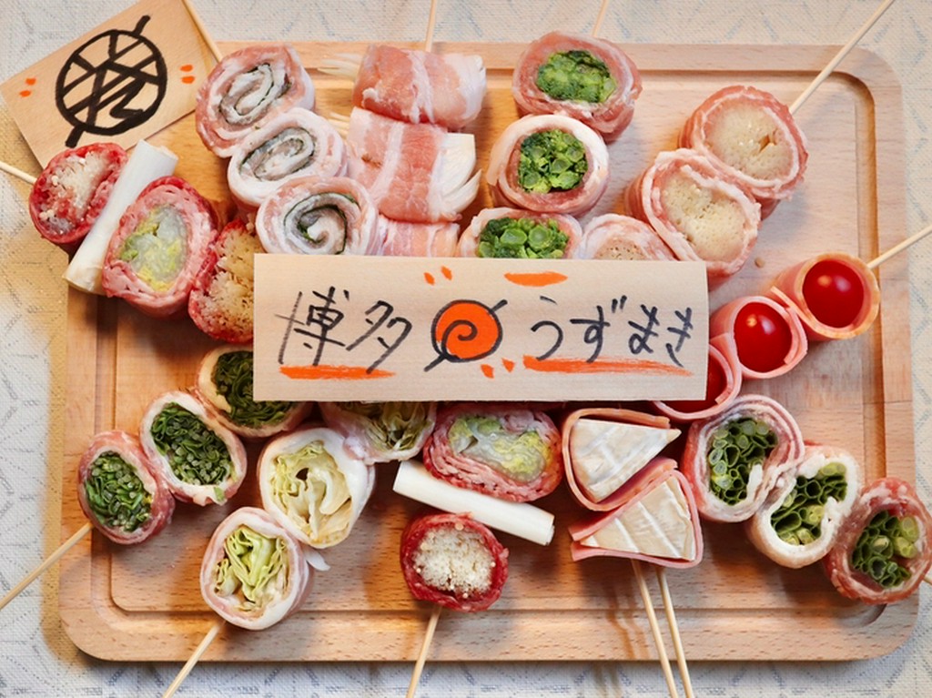 当店看板野菜巻き串