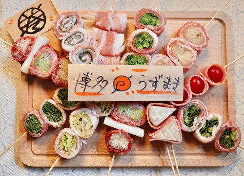 当店看板野菜巻き串