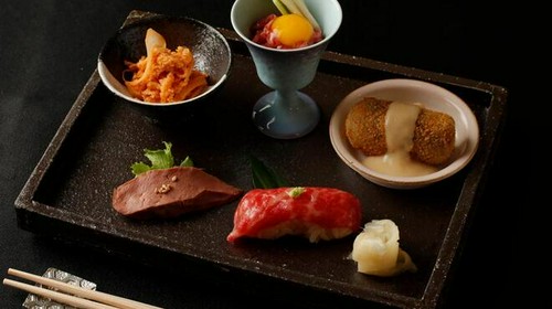 特選黒毛和牛肉八寸